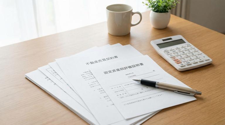 不動産売却後の確定申告に必要な書類と電卓