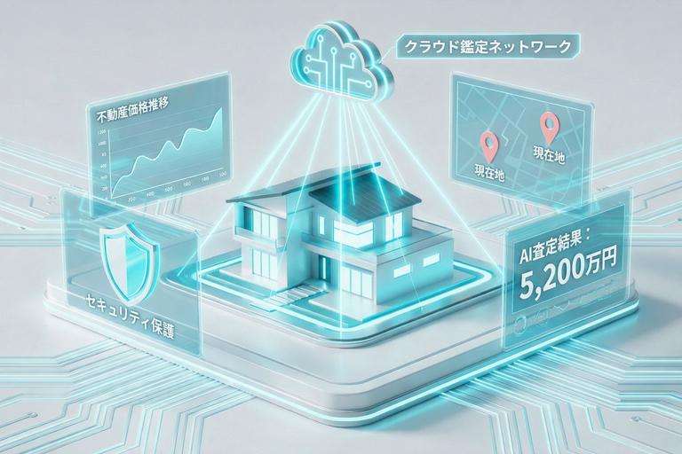 AI査定のネットワークのイメージを示した画像