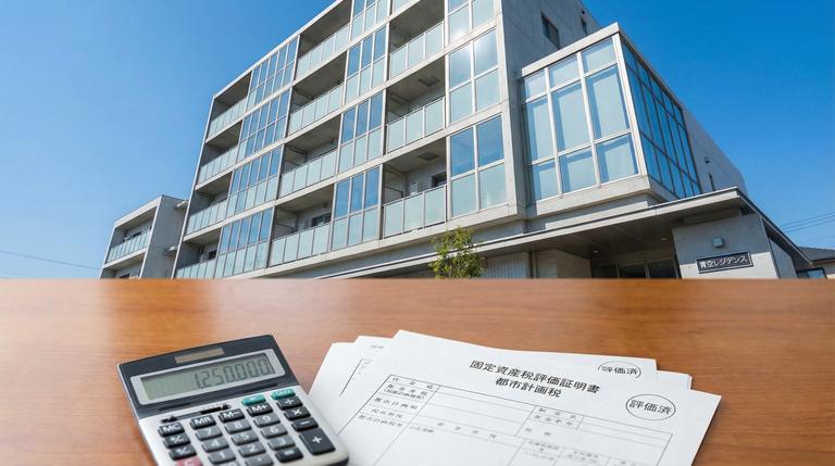 分譲マンションの相続税評価と計算イメージ