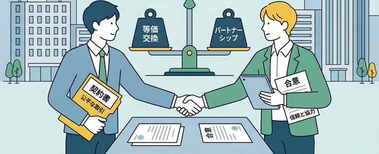 売主と買主の対等な関係