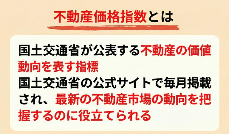 不動産価格指数の解説