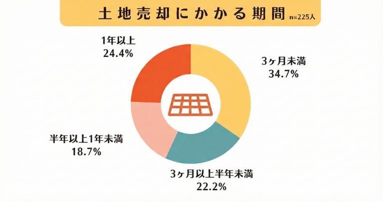 土地売却にかかる期間