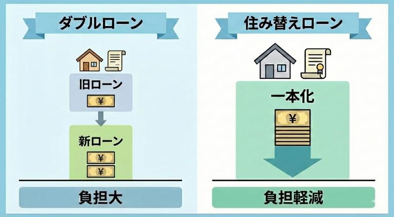 ダブルローンと住み替えローンの比較