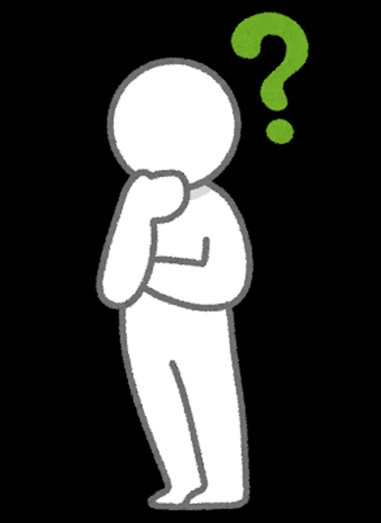 考える人のイラスト