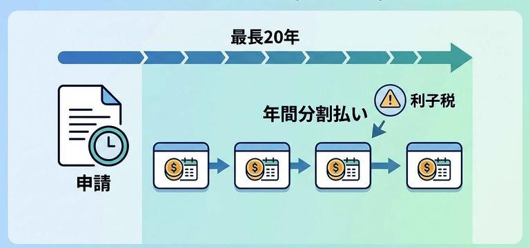 延納制度の図解
