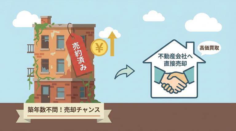 築年数が経っていても売却できる様子