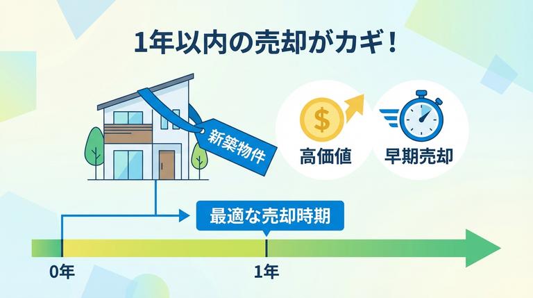築1年以内で「新築」として売却する方法