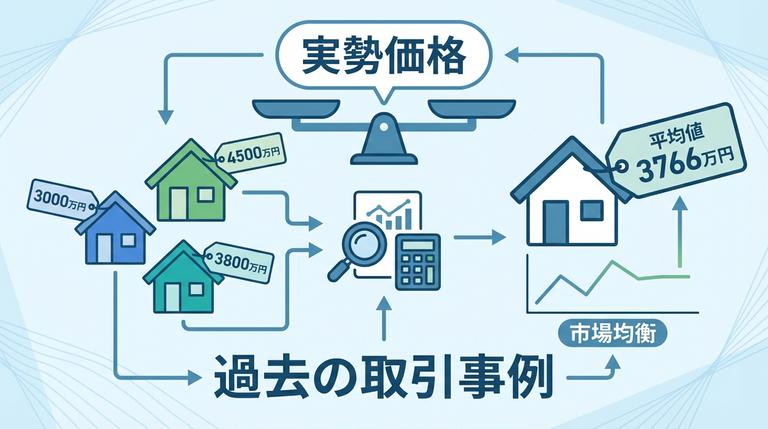 土地の実勢価格の解説図