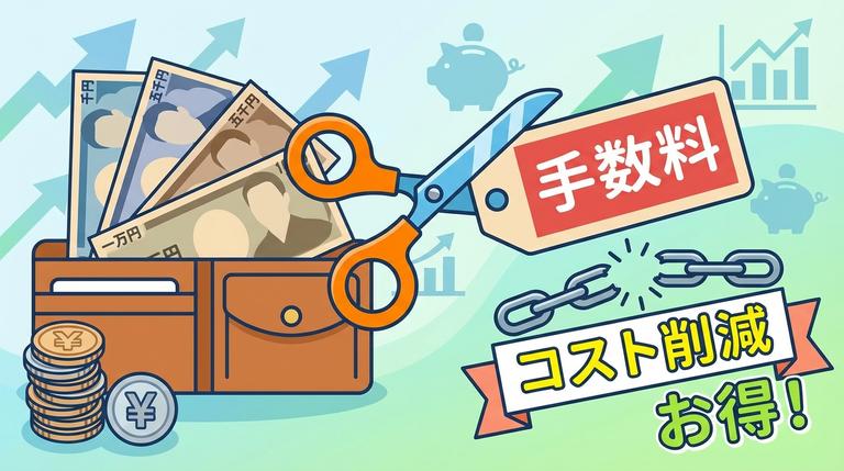 土地の個人売買を行うメリットとして、仲介手数料がかからずに売買できる様子