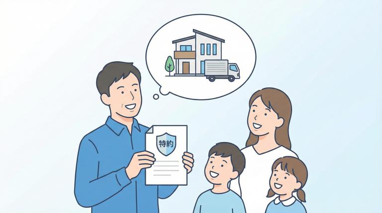 買い替え特約の仕組みと安心な住み替えイメージ