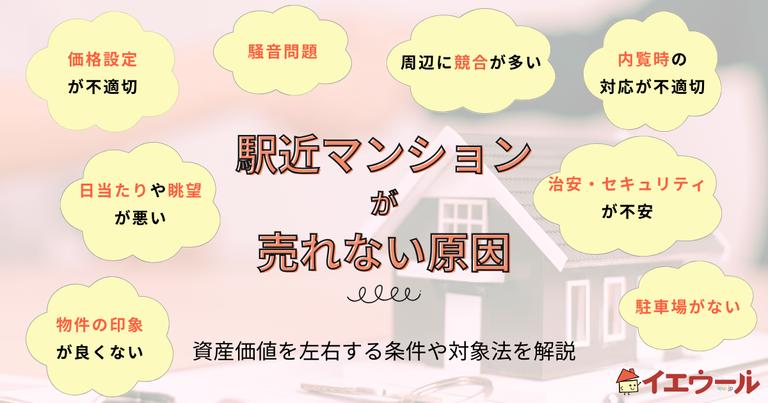 駅近のマンションなのに売れない理由は?確実に手放す方法を解説