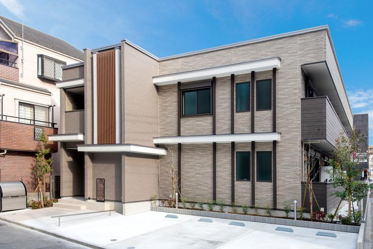 木造2階建てのアパートの建築事例1