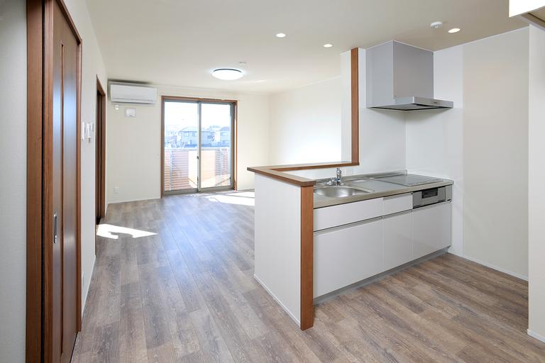 鉄骨造2階建てアパートの建築事例3