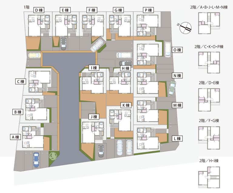 戸建て賃貸16棟の建築事例8