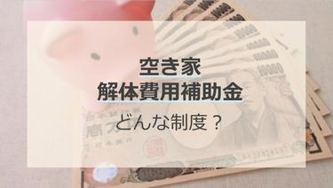 【FP監修】空き家解体の補助金は自治体から!上限100万円ってほんと?支給条件を解説